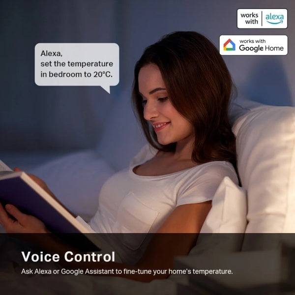 TP-Link Kasa KE100 KIT Termostato Radiatore Smart con Hub Centrale - WiFi - Timer - Protezione da Gelo - Controllo con Assistente Virtuale e App - Colore Bianco