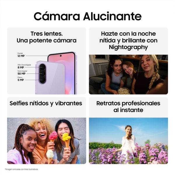 Samsung Galaxy A37 EE 5G Smartphone 6,7" - 8Gb - 256Gb - Fotocamera 50 Mp - Batteria 5000mAh - Colore Grigio