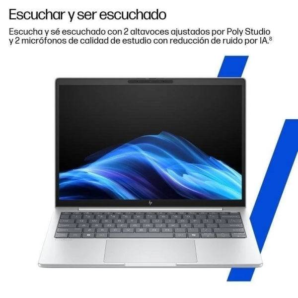 HP Elitebook 8 G1i Portatil 14" Intel Core Ultra 5 225U - 16GB - 512GB SSD - HDMI, USB 3.2, USB-C, Thunderbolt - Windows 11 Pro - Teclado QWERTY (ES)