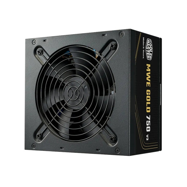 Cooler Master MWE V3 Alimentatore 80+ Gold 750W - ATX 3.1 - 12V-2X6 - PFC Attivo - Non Modulare