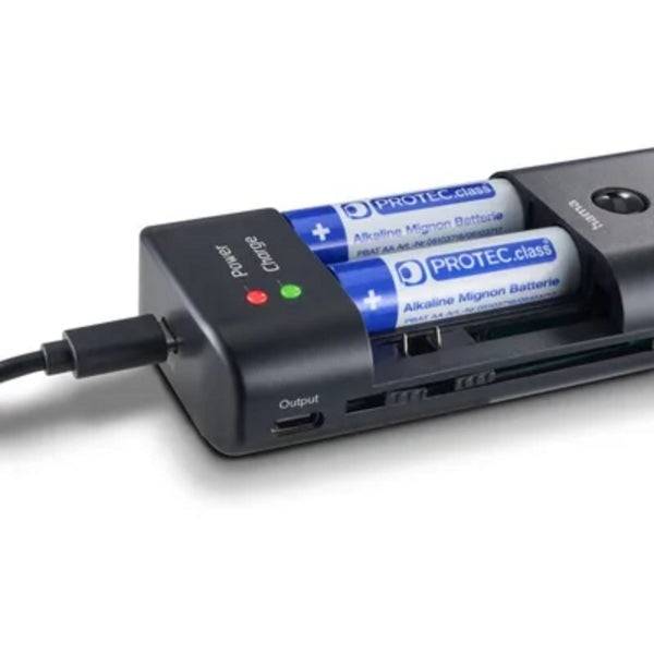 Hama Delta Travel Cargador Universal - Baterias 3,6V 3,7V 7,2V 7,4 V - Pilas AA y AAA - USB-C