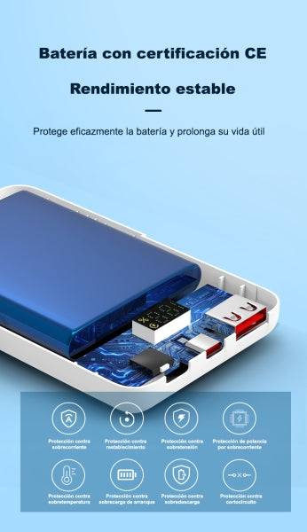 Leotec Powerbank 10.000 mAh - PD 20W - Colore Bianco