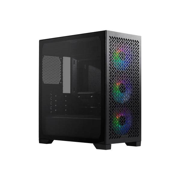 Cooler Master Elite 302 Case MicroATX - 3 Ventilatori 120mm ARGB - Finestra Laterale - Frontale Mesh - USB-C USB-A 3.5 Audio e Micro - Colore Nero