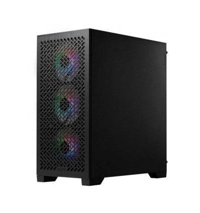 Cooler Master Elite 302 Case MicroATX - 3 Ventilatori 120mm ARGB - Finestra Laterale - Frontale Mesh - USB-C USB-A 3.5 Audio e Micro - Colore Nero