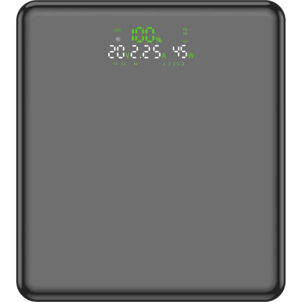 Leotec Powerbank 20.000 mAh - Ricarica Veloce 100W - Display LED - 4 Porte - Colore Nero