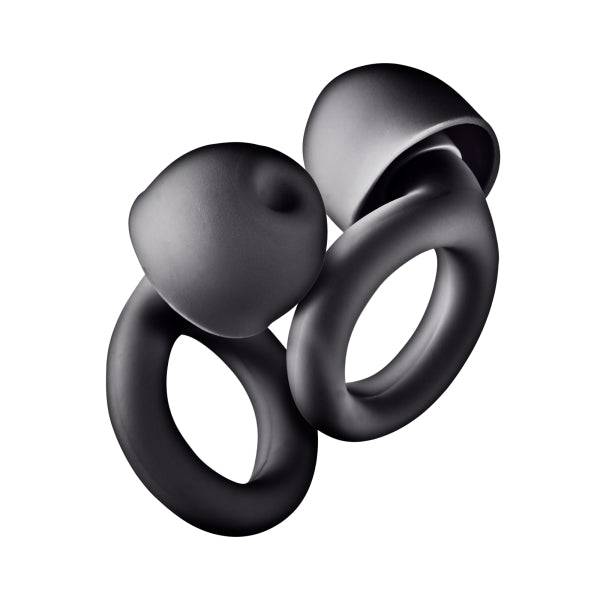 NGS Noon Tapones para Oidos con Reduccion de Ruido - Silicona - Funda y 4 Almohadillas - Colore Nero