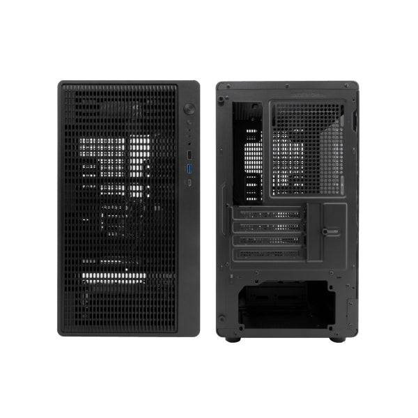 CoolBox Gaming GM350 Darkface Case Tower MicroATX - 1 x USB C 3.2 1 x USB A 3.2 1X USB A 2,0 1 x Audio + Micro - Colore Nero