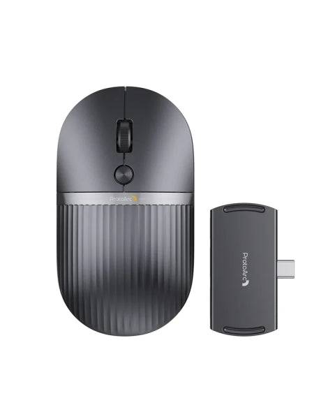 ProtoArc Hubmouse Mouse Wireless con Hub USB - Bluetooth - 2400dpi - Hub 1x USB-C, 1x USB-A, 1x HDMI - Colore Nero