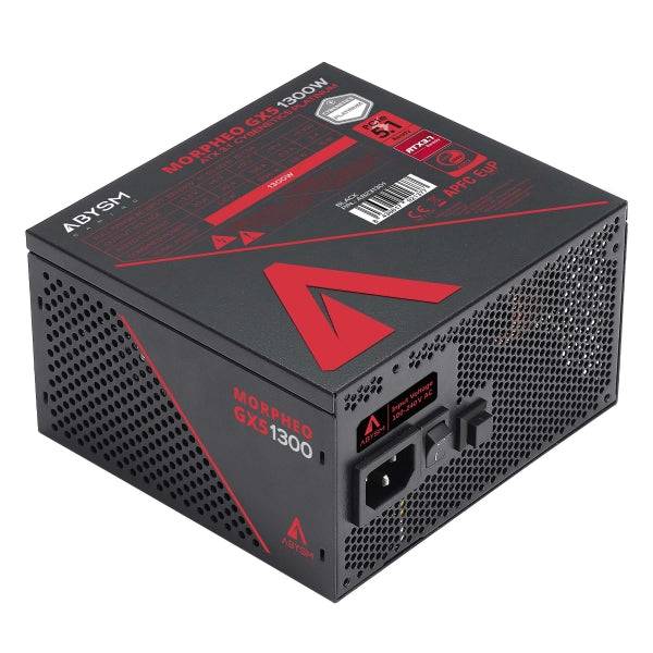 Abysm Gaming Morpheo GX5 1300W Fuente de Alimentacion - Cybenetics Platimu - Full Modular 850W ATX - Ventilador 120mm - Nero