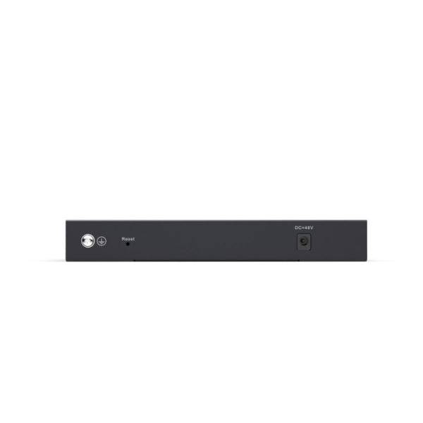 Ruijie RG-ES209GC-P Switch de Sobremesa - 9 Puertos - Velocidad hasta 1Gbps - PoE/PoE+ hasta 120W - Carcasa de Acero - Gestion Inteligente - Colore Nero
