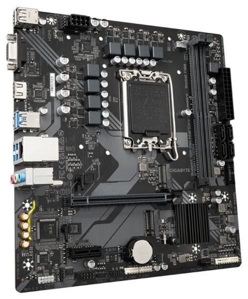 Gigabyte B760M H DDR4 Placa Base Intel1700 2x DDR4 - M.2, SATA, PCIe3.0 - HDMI, VGA, DP, RJ-45, USB 3.2 - MicroATX