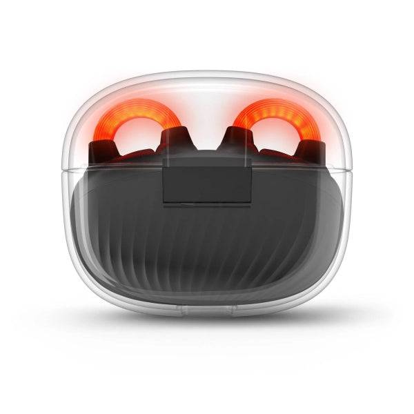 Energy Sistem LightPods Auricolari True Wireless - Bluetooth 5.4 - Sistema Safety Lights - Fino a 25h Autonomia - Tecnologia Open Sound - Microfono con Riduzione Rumore ENC - Assistente Vocale Integrato - Design Curved-Fit - Colore Nero