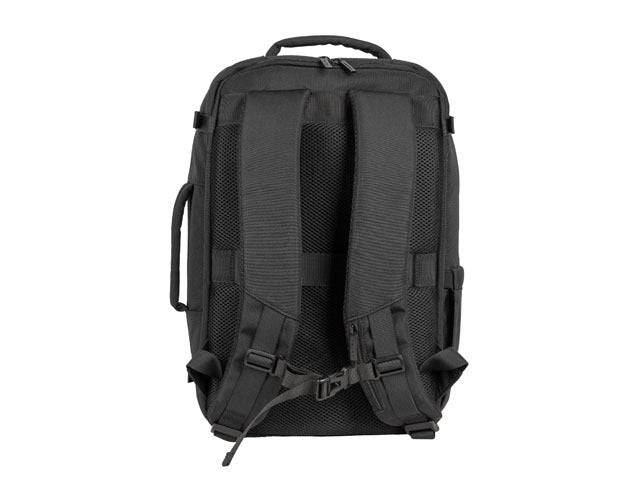 Natec Camel Lite Zaino da Viaggio 2 in 1 per Laptop 15.6" - Bagaglio a Mano 19 Litri - Colore Nero