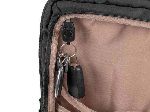 Natec Camel Lite Zaino da Viaggio 2 in 1 per Laptop 15.6" - Bagaglio a Mano 19 Litri - Colore Nero