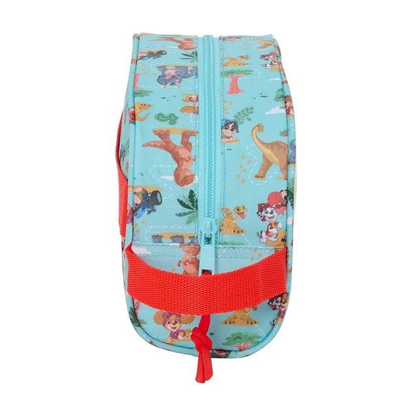 Safta Paw Patrol Dino Rescue Beauty Case - Adattabile a Trolley - Maniglia Laterale - Tasca Interna con Cerniera - 26x16x9cm - Colore Blu Pastello