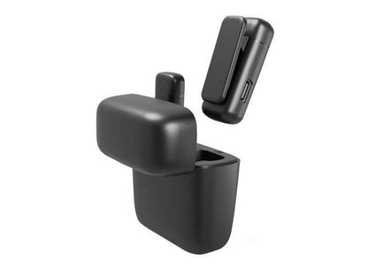 Natec Hopper Lavalier Microfono Wireless Connettore Lightning - Alta Sensibilità - Frequenza Fino a 48 kHz