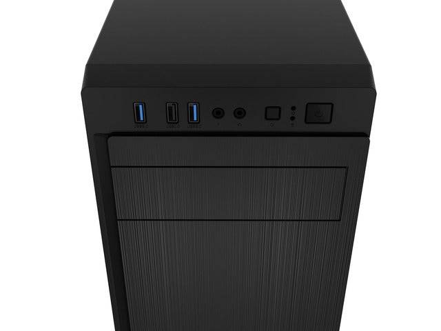Natec Aracanta Custodia Midi Tower Micro-ATX/ATX/Mini-ITX - 1xUSB 3.0 e 1xUSB2.0 - Compatibile Kensington Lock - Colore Nero