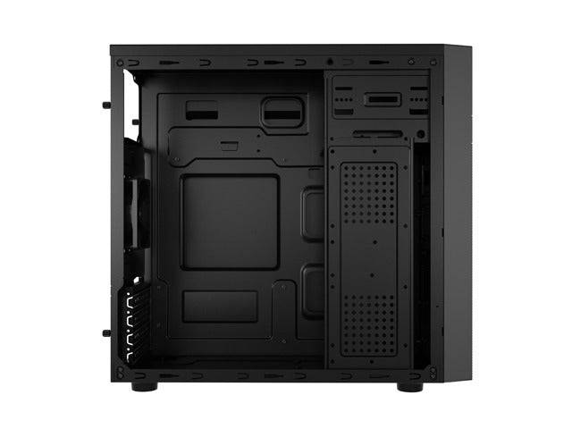 Case Mini Torre Natec Helix USB-C MiniATX - Compatibile Micro-ATX e Mini-ITX - 1xUSB-C, 2xUSB 3.0, 2xUSB2.0 e 2xMiniJack - Colore Nero
