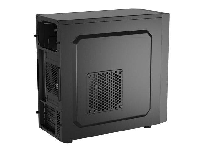 Case Mini Torre Natec Helix USB-C MiniATX - Compatibile Micro-ATX e Mini-ITX - 1xUSB-C, 2xUSB 3.0, 2xUSB2.0 e 2xMiniJack - Colore Nero
