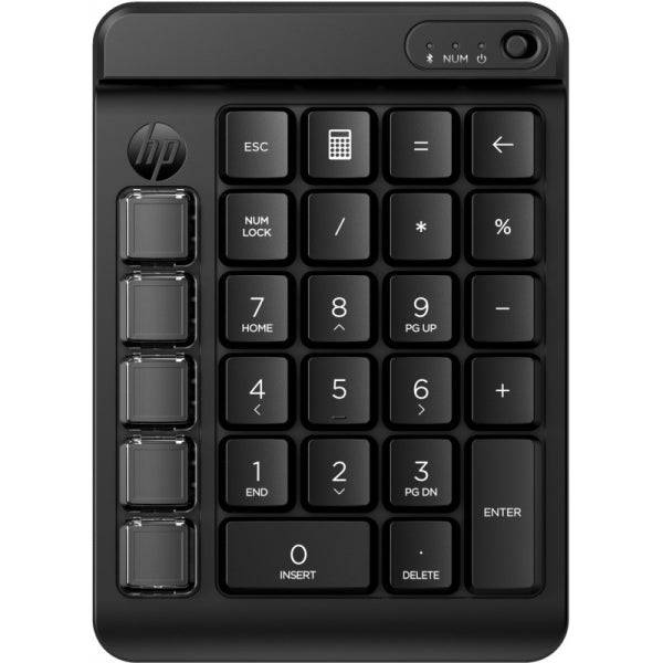 HP 430 Tastierino Numerico Wireless - 9 Tasti Programmabili - Bluetooth - Colore Nero