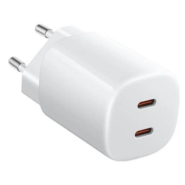 Xiaomi 45W Nano Turbo Charging Power Adapter Caricabatterie GAN da Parete per Smartphone - 2xUSB-C - Ricarica Rapida - Colore Bianco