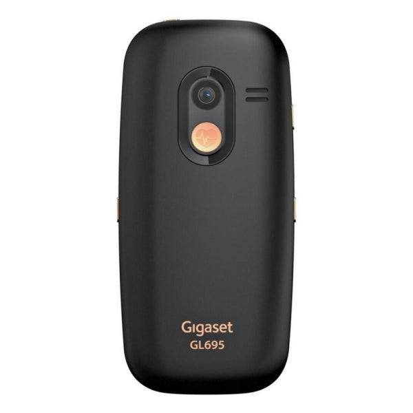 Gigaset GL695 Telefono Cellulare per Anziani Schermo 2.31" - 4G - Pulsanti Grandi - Base di Ricarica - Colore Nero