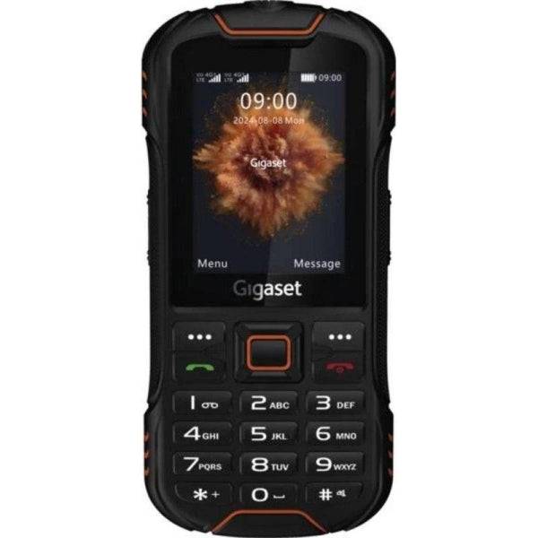 Gigaset GLX8 Plus Telefono Cellulare Robusto per Anziani Schermo 2,4" - 4G - IP68 - Batteria 2500 mAh - Colore Nero
