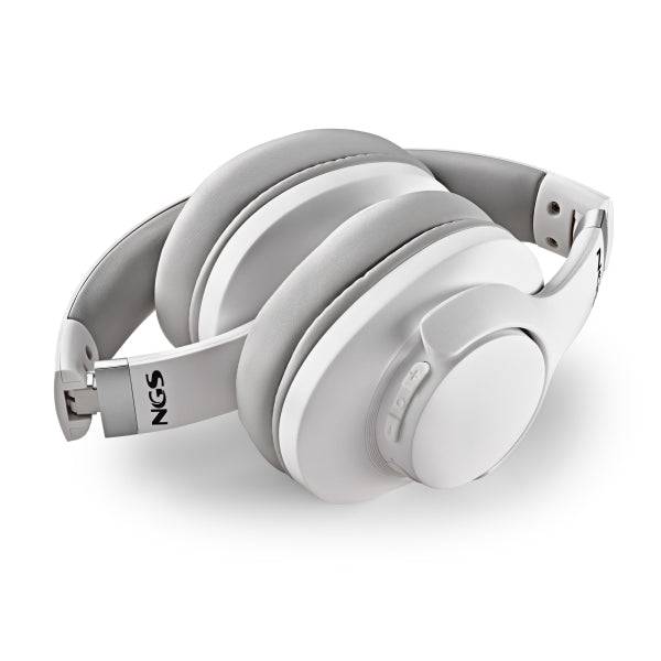 NGS Artica Storm Cuffie Bluetooth - Batteria Estraibile - Cancellazione Attiva del Rumore - Autonomia fino a 45h