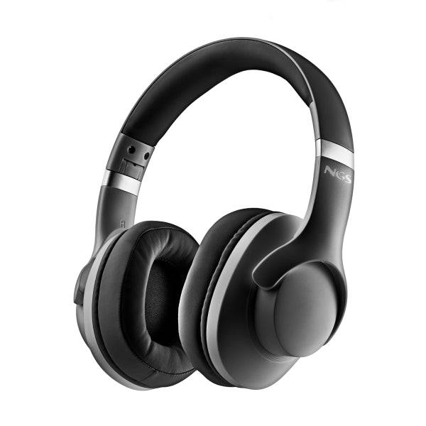 NGS Artica Storm Cuffie Bluetooth - Batteria Estraibile - Cancellazione Attiva del Rumore - Autonomia fino a 45h