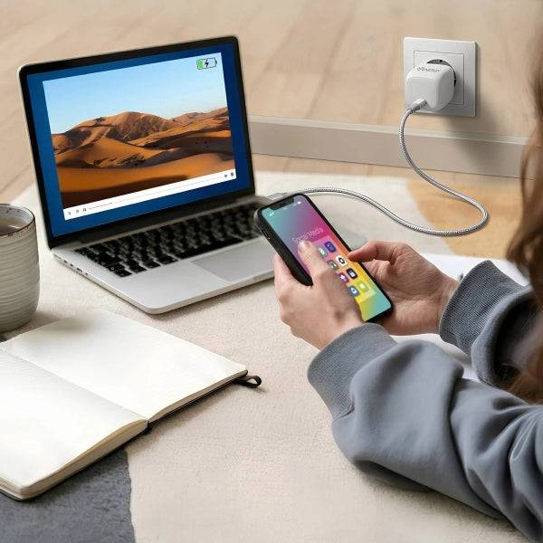 Energy Sistem GaN Charger Caricabatterie GaN 45W - 1x USB-C PD - Ricarica Intelligente e Rapida - Controllo Temperatura e Sovratensione - Design Compatto