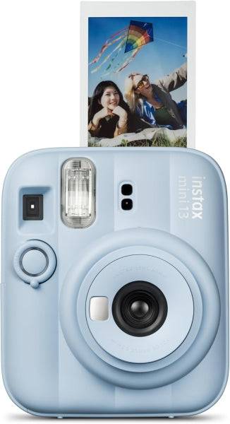 Fujifilm Instax Mini 13 Frost Blue Fotocamera Istantanea - Dimensione Immagine 62x46mm - Flash Auto - Esposizione Automatica - Specchietto per Selfie - Modalità Primo Piano