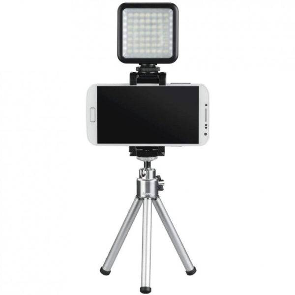 Hama 49 BD Flash Luce LED per Smartphone e Fotocamere - 49 LED - Luce 6000K - Leggera e Comoda