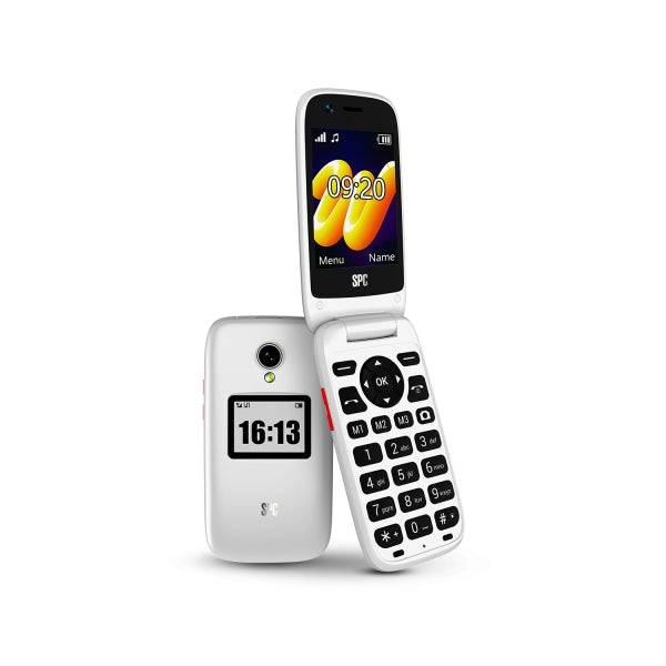 SPC Wild Star Telefono Cellulare 4G Schermo 2,8" - Formato Flip - Schermo Esterno 1.4" - Compatibile con SPC Circles