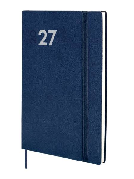 Finocam Dynamic Mara Agenda Professionale in Catalano - Annuale 2027 - Settimana Vista Verticale - 165x240mm - Elastico - Copertina Morbida in PU - Angoli Microforati - Carta da 80g/m2