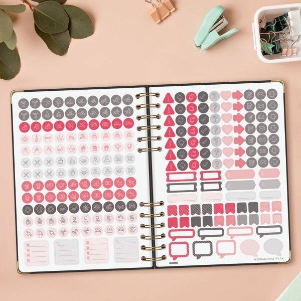 Finocam Spirale Trendy Alma Agenda - Annuale 2027 - 1 Giorno per Pagina - Formato E10 - 155x212mm - Spirale - Copertina Rigida in Cartone Rivestito - Angoli Microforati - Carta da 70g/m2