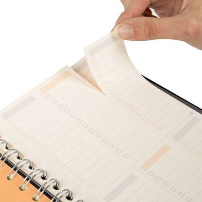 Finocam Tempus Agenda - Annuale 2027 - 1 Giorno per Pagina - 155x217mm - Spirale Doppia - Copertina Extradura in Polipropilene - 2 Nastri Segnalibro - Carta da 80g/m2