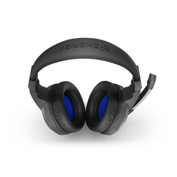 Energy Sistem Halo Cuffie Gaming - Microfono Pieghevole - Illuminazione LED - Archetto Regolabile - Padiglioni Imbottiti - Controllo su Cavo - Colore Nero