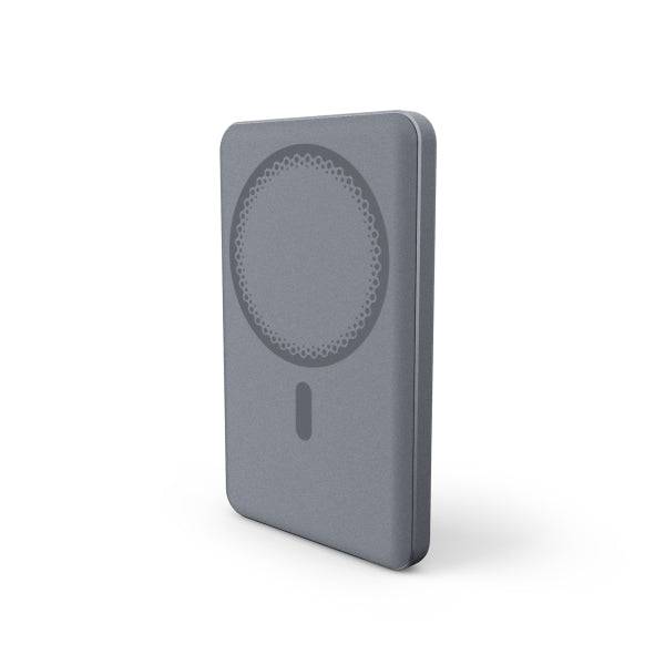 Energy Sistem Magnetic Powerbank Wireless Magnetico 5000 mAh - 15W Ricarica Wireless, 20W via Cavo - Ricarica Intelligente e Rapida - Ricarica Simultanea - Sensore NTC - USB-C