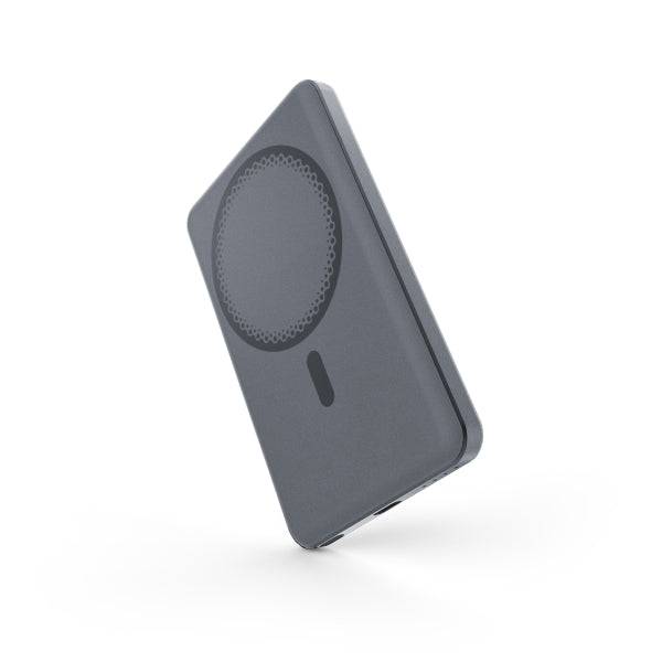Energy Sistem Magnetic Powerbank Wireless Magnetico 5000 mAh - 15W Ricarica Wireless, 20W via Cavo - Ricarica Intelligente e Rapida - Ricarica Simultanea - Sensore NTC - USB-C
