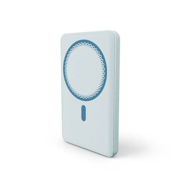 Energy Sistem Magnetic Powerbank Wireless Magnetico 5000 mAh - 15W Ricarica Wireless, 20W via Cavo - Ricarica Intelligente e Rapida - Ricarica Simultanea - Sensore NTC - USB-C