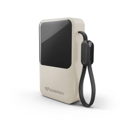 Energy Sistem Pro Powerbank 20000 mAh - 45W - Tecnologia Intelligent Power Delivery - 2 Porte per Ricarica Simultanea - USB-C e USB-A - Sensore NTC - Colore Champagne