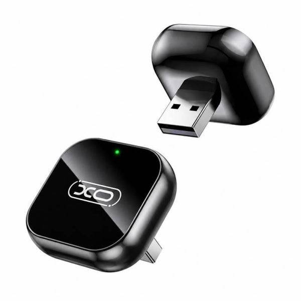 XO CZ026 Convertitore CarPlay Wireless - USB-A - USB-C - Associazione Automatica - Solo iPhone - Connessione Wireless - Colore Nero