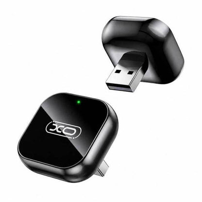 XO CZ026 Convertitore CarPlay Wireless - USB-A - USB-C - Associazione Automatica - Solo iPhone - Connessione Wireless - Colore Nero