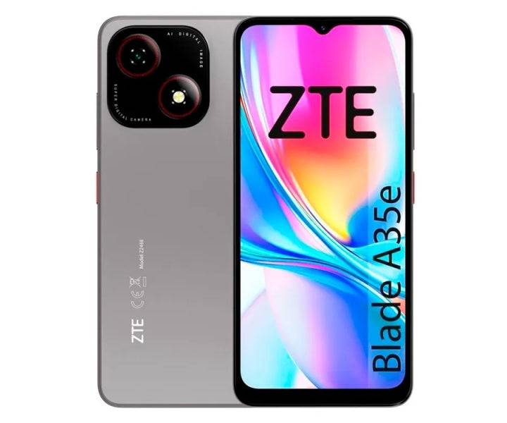 ZTE Blade A35e Smartphone Schermo 6,52" - 2+2GB RAM - 64 GB - Batteria 5000 mAh - Colore Grigio