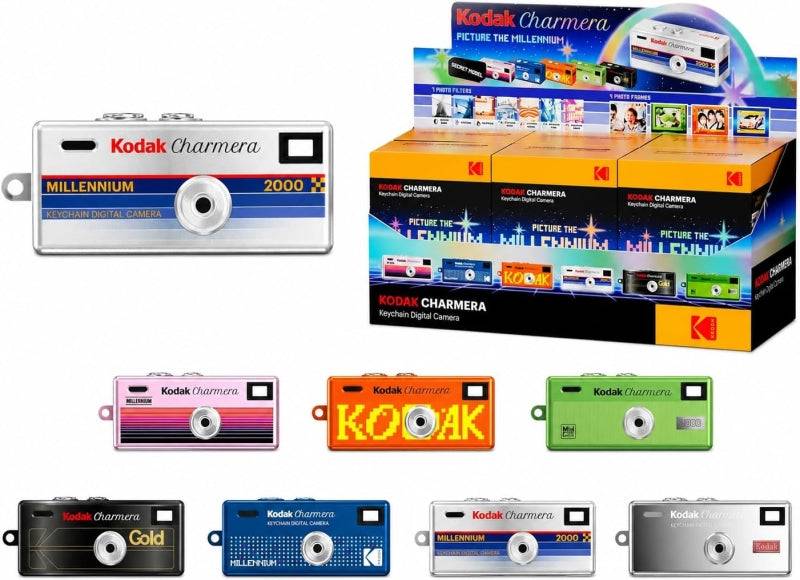 Kodak Charmera Millenium Fotocamera Digitale Istantanea Retrò - 1.6M Megapixel - Dimensioni Ridotte/Portachiavi - Batteria Ricaricabile - Peso 30g - Modello Casuale