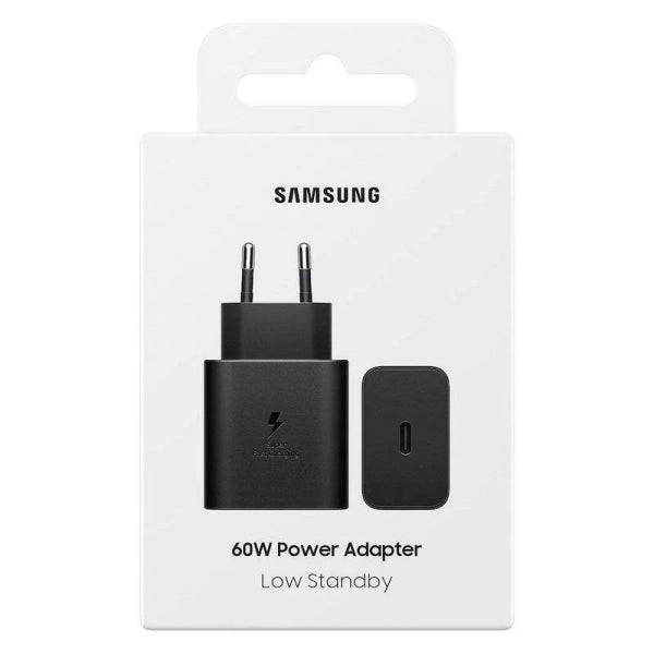 Samsung Caricatore da Parete USB-C 60W - Super Fast Charging 2.0 - Colore Nero