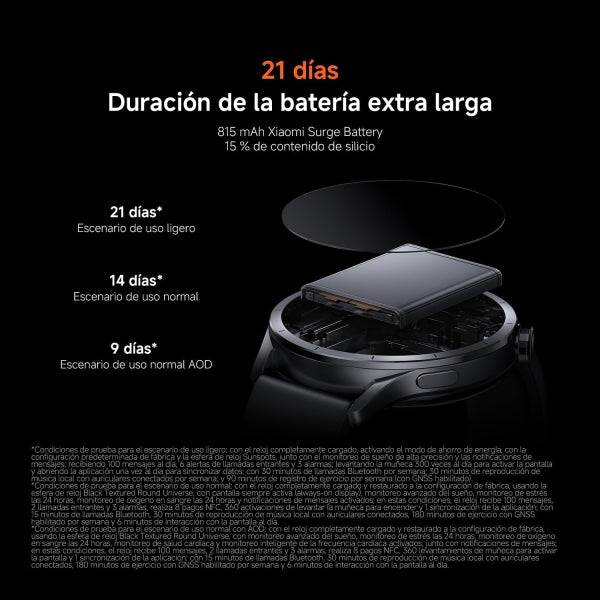 Xiaomi Watch S5 Smartwatch - Schermo AMOLED 1.48" - 46mm - Autonomia fino a 21 Giorni - Resistenza 5 ATM - Colore Nero