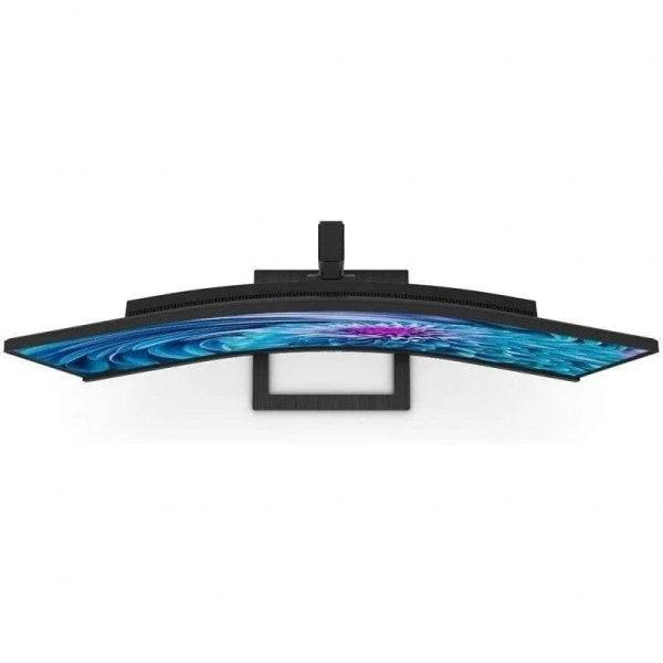 Philips E Line 346E2CUAE/00 Monitor 34" LED Curvo WQHD+ 100Hz FreeSync Premium - Tempo di Risposta 1ms - Altoparlanti 10W - Regolabile in Altezza e Inclinabile - 21:9 - HDMI, DisplayPort, USB-C - VESA 100x100mm