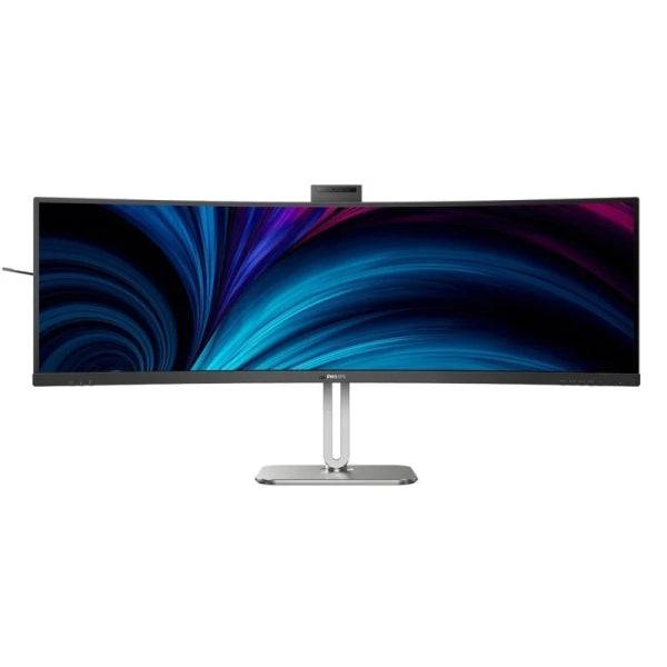 Philips 5000 Series UltraWide 49B2U5900CH/00 Monitor 49" LED Curvo DQHD 75Hz - Wercam - Tempo di Risposta 4ms - Altoparlanti 6W - Regolabile in Altezza, Girevole e Inclinabile - 32:9 - HDMI, DisplayPort, USB-C - VESA 100x100mm