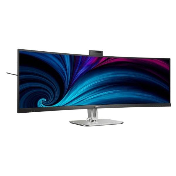 Philips 5000 Series UltraWide 49B2U5900CH/00 Monitor 49" LED Curvo DQHD 75Hz - Wercam - Tempo di Risposta 4ms - Altoparlanti 6W - Regolabile in Altezza, Girevole e Inclinabile - 32:9 - HDMI, DisplayPort, USB-C - VESA 100x100mm